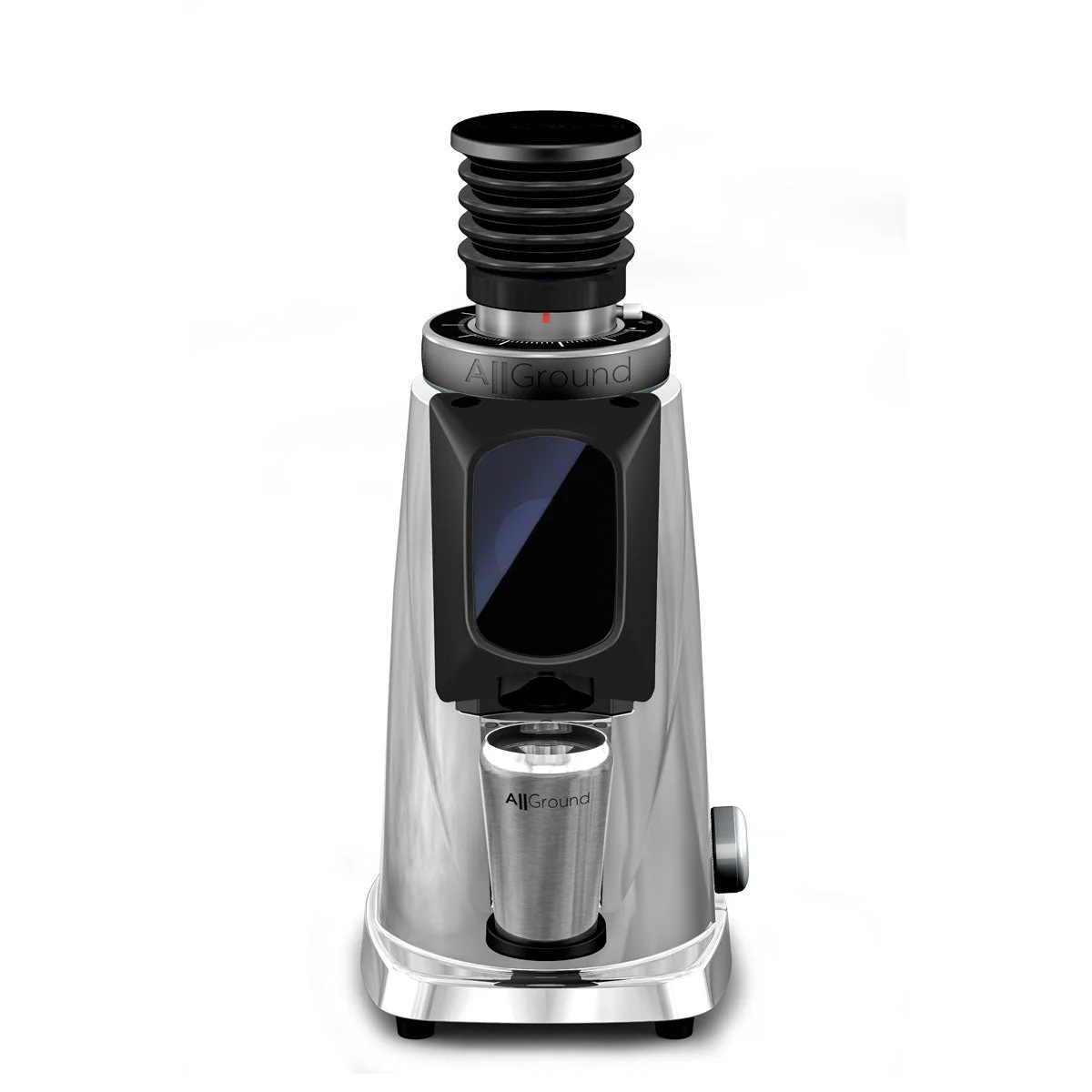 Fiorenzato AllGround ProBrew Filter Coffee Grinder - Chrome w/ Black