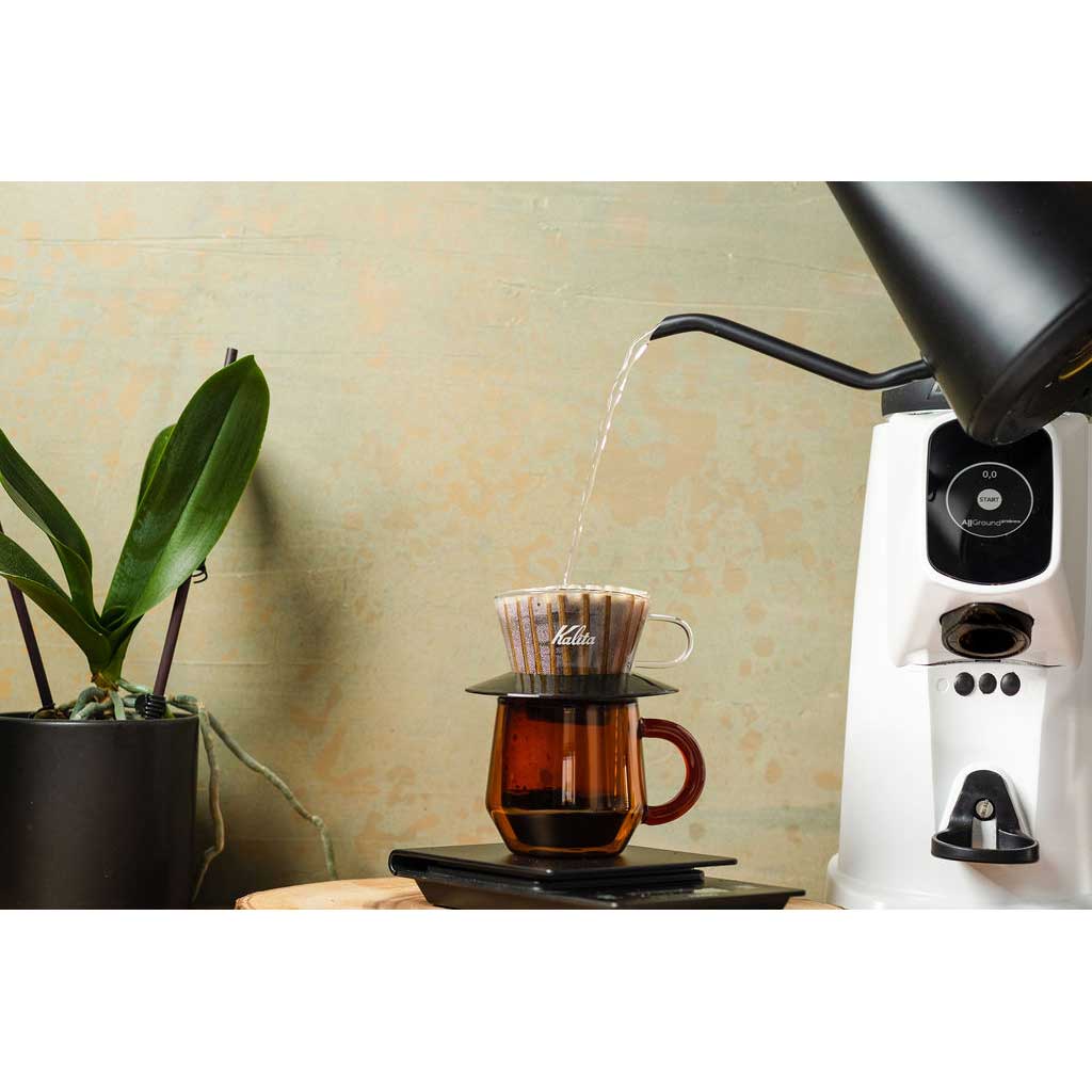 Fiorenzato AllGround ProBrew Filter Coffee Grinder - Chrome w/ Black - Image 10