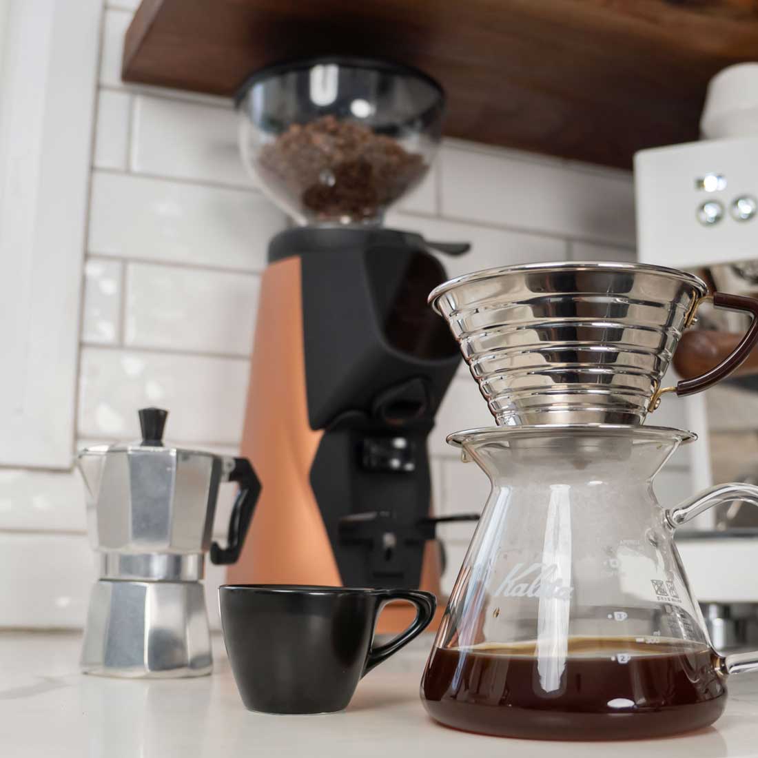 Fiorenzato AllGround Sense All Purpose Home Coffee Grinder - White - Image 4