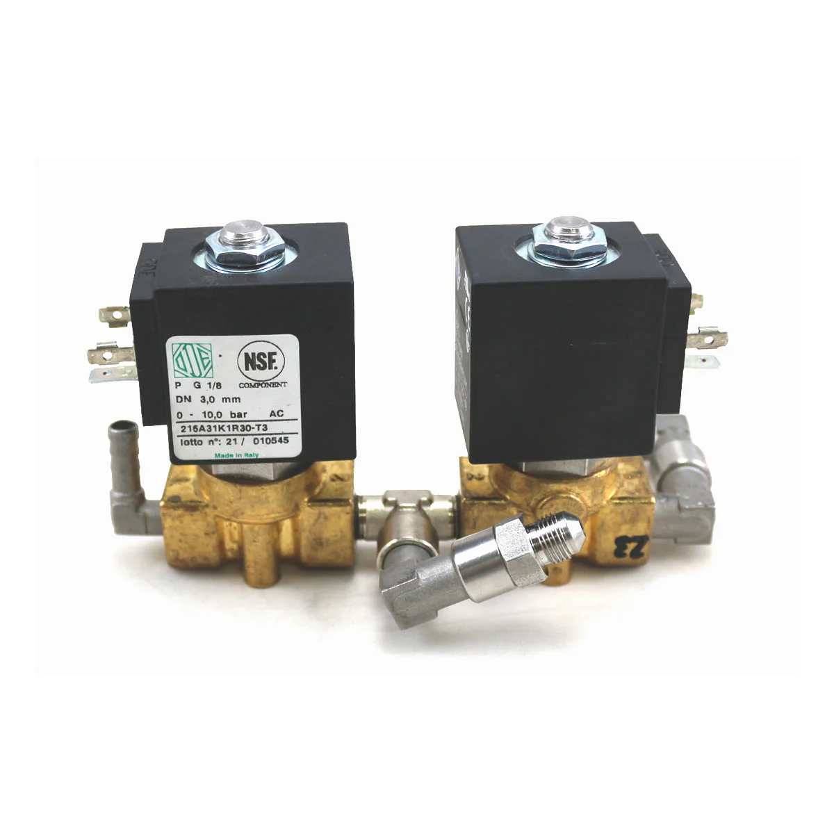 Ascaso Baby T ETL Water Inlet Solenoid Assembly (Special Order Item) - Image 2