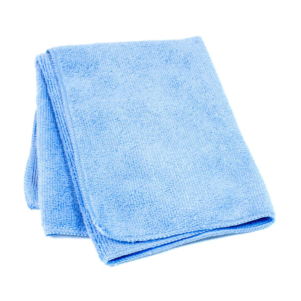 Microfiber Blue Cloth Towel 16" X 16" - Image 4