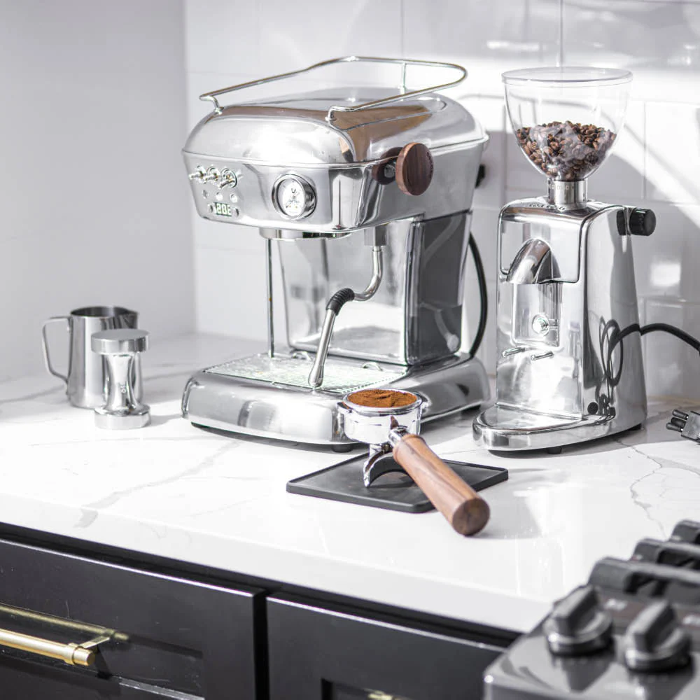 Refurbished Dream PID, Programmable Home Espresso Machine w/ Volumetric Controls, 120V (Aluminum) - Image 3