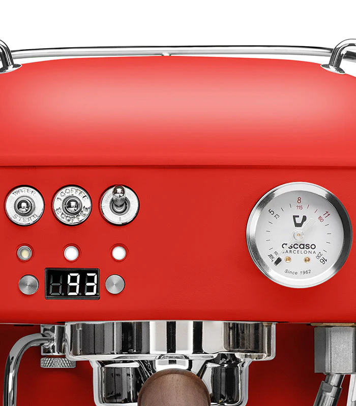 Refurbished Dream PID, Programmable Home Espresso Machine w/ Volumetric Controls, 120V (Love Red) - Image 5