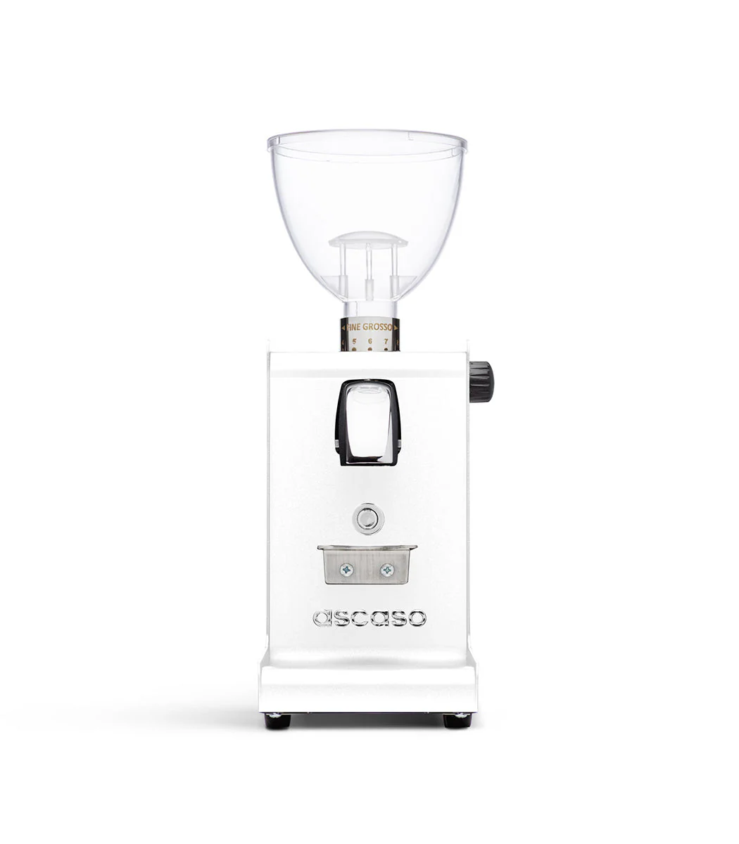 Refurbished i-STEEL Flat Burr Coffee Grinder, 54MM (White)