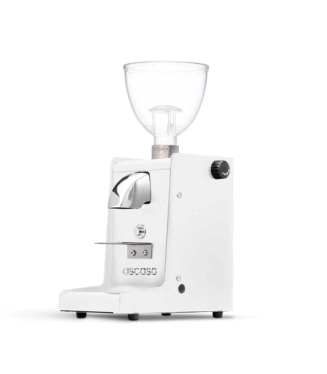 Refurbished i-STEEL Flat Burr Coffee Grinder, 54MM (White) - Image 4