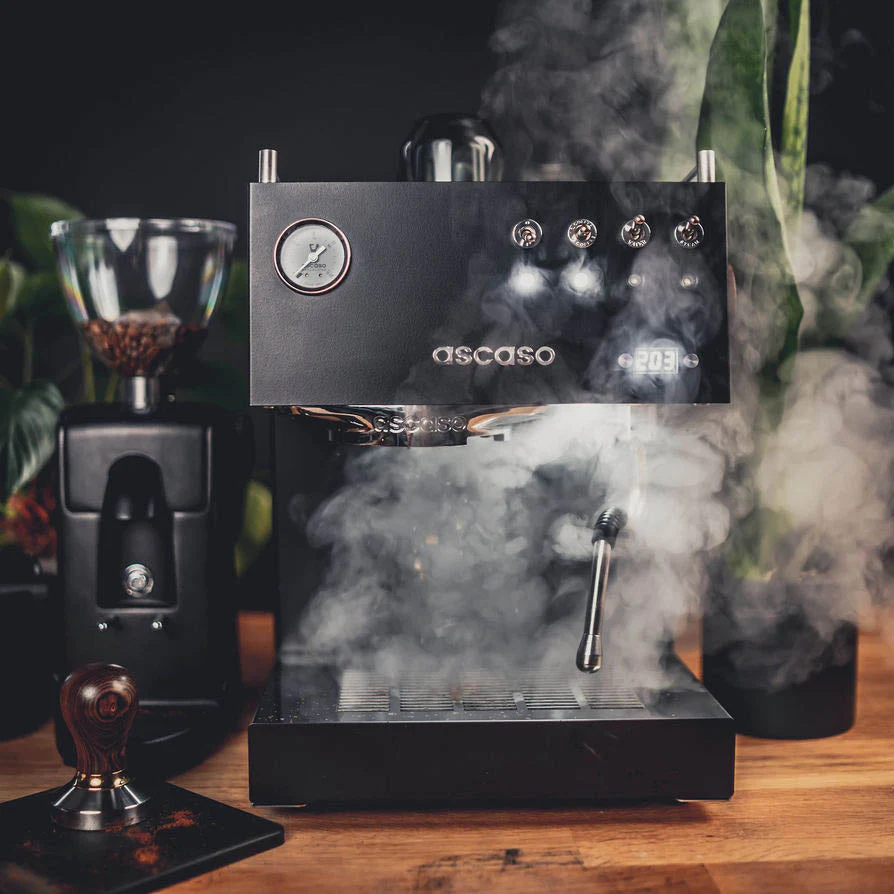 Refurbished Steel UNO PID, Programmable Espresso Machine w/ Volumetric Controls, Single Thermoblock, 120V (Black) - Image 2