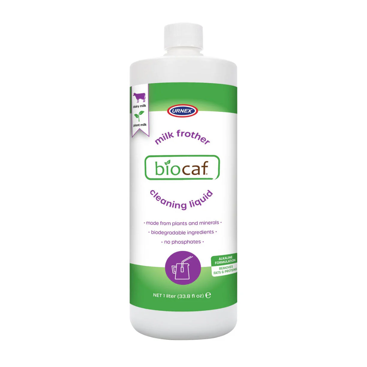 Biocaf Milk Frother Cleaning Liquid (33.8 fl oz)