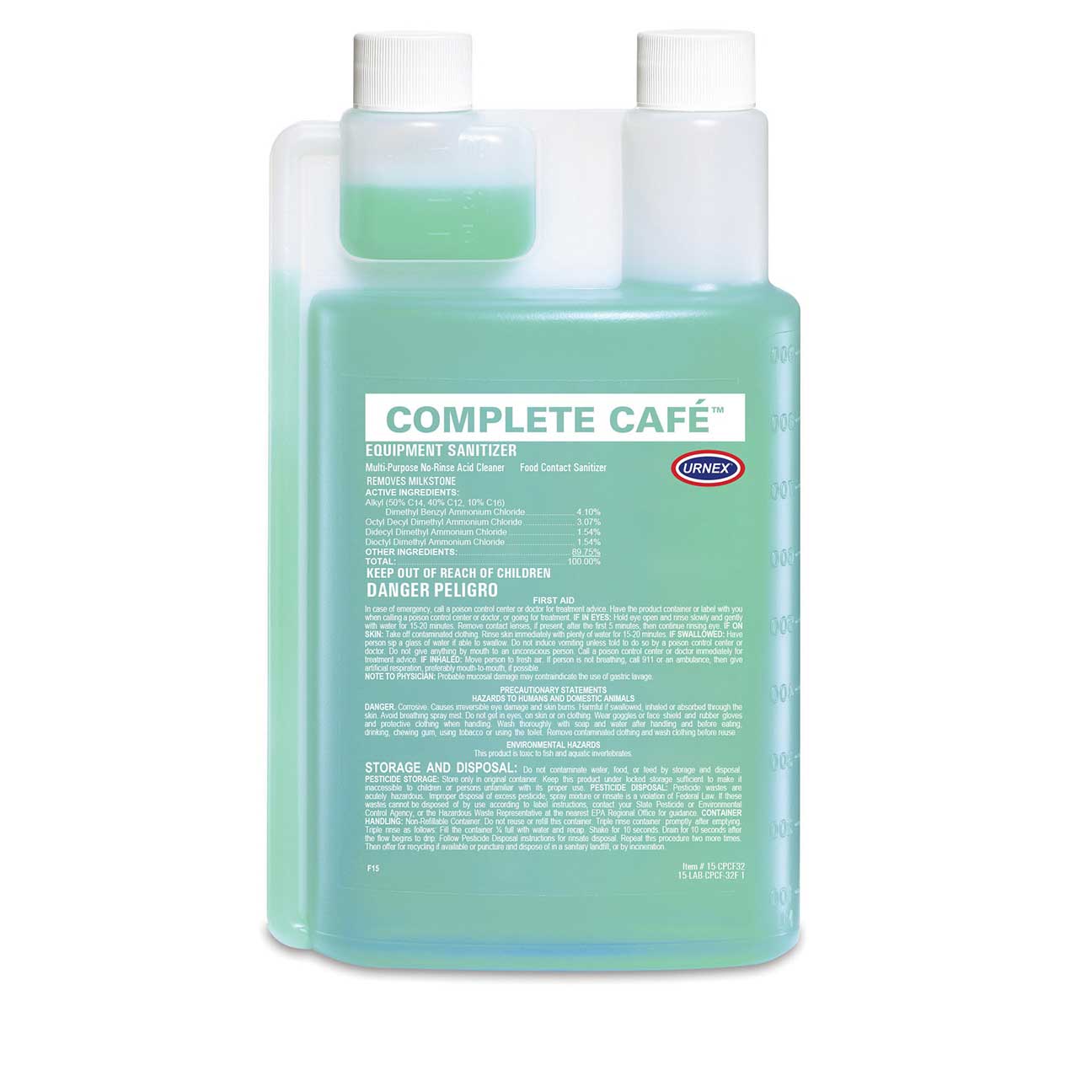Urnex Complete Café Equipment Sanitizer (33.8 oz)
